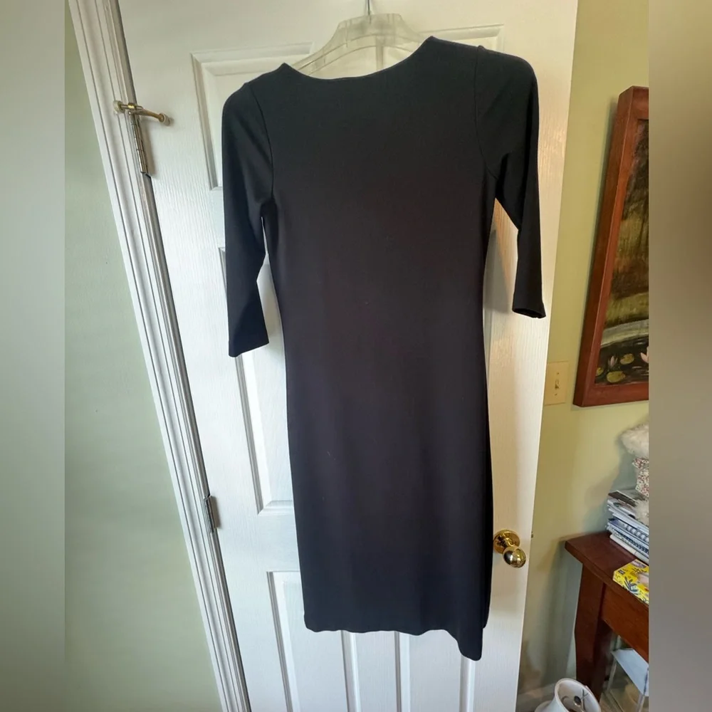 DAINTY JEWELLS Classic Black 3/4 Sleeve Dress - Picture 3 of 6
